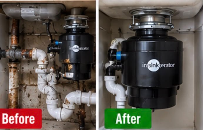 Plumbing before and after — image 6
